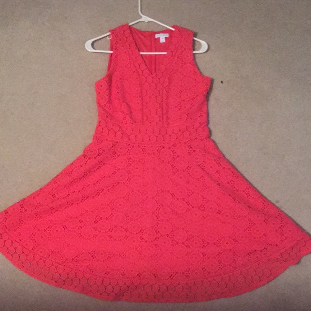 Charter Club pink lace dress